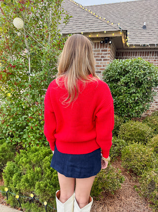 Merry Wreath Knit Sweater