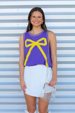 Stitch Bow Tank Top