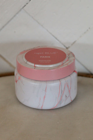 8.5 oz Modern Marble Paris Tin Candle
