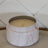8.5 oz Modern Marble Paris Tin Candle