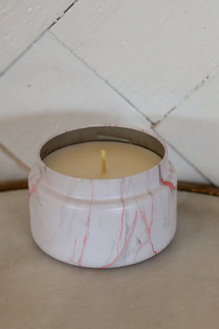 8.5 oz Modern Marble Paris Tin Candle