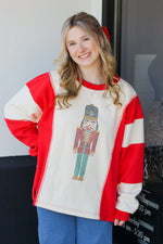 Color Block Nutcracker Sweatshirt