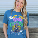 Mr.P's Let the Good Times Roll Tee-Navy