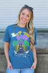 Mr.P's Let the Good Times Roll Tee-Navy