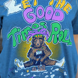 Mr.P's Let the Good Times Roll Tee-Navy