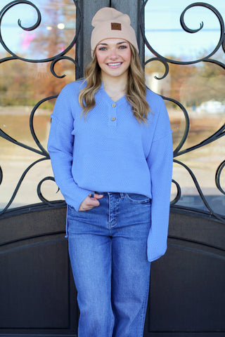 Lookalike Button Sweater