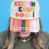 Keepin Jesus Cool Trucker Hat