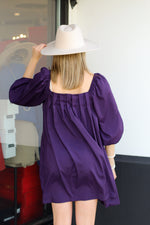 Lovely and Sweet Dress-Plum