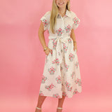 She's Elegant Midi Dress