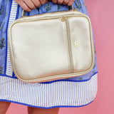 Mary Square Leather Bibe Bag