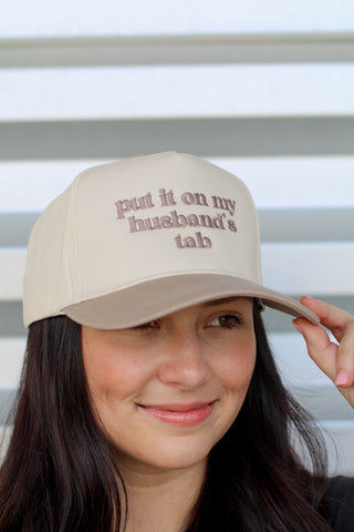 Husbands Tab Trucker Hat