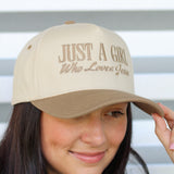 Girl Who Loves Jesus Trucker Hat