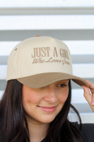 Girl Who Loves Jesus Trucker Hat