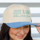 Girl Who Loves Jesus Trucker Hat