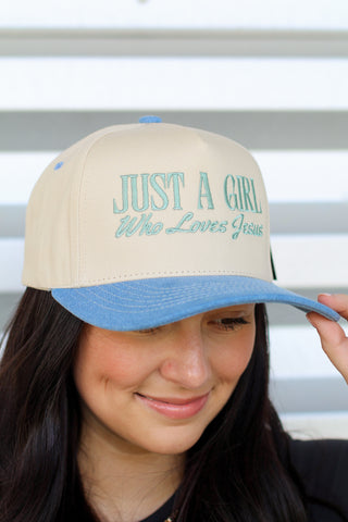Girl Who Loves Jesus Trucker Hat