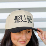 Girl Who Loves Jesus Trucker Hat