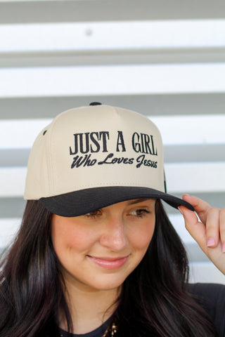 Girl Who Loves Jesus Trucker Hat