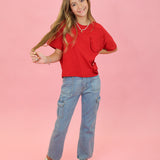 Girlie Pocket Top