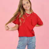 Girlie Pocket Top