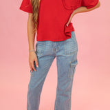 Girlie Pocket Top