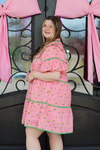 Layered Ruffle Floral Dress