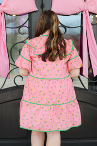 Layered Ruffle Floral Dress