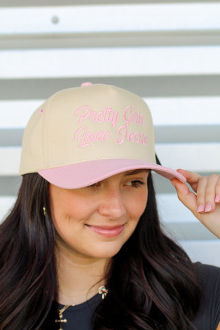 Pretty Girls Love Jesus Trucker Hat