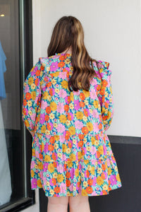 Feeling Retro Long Sleeve Dress