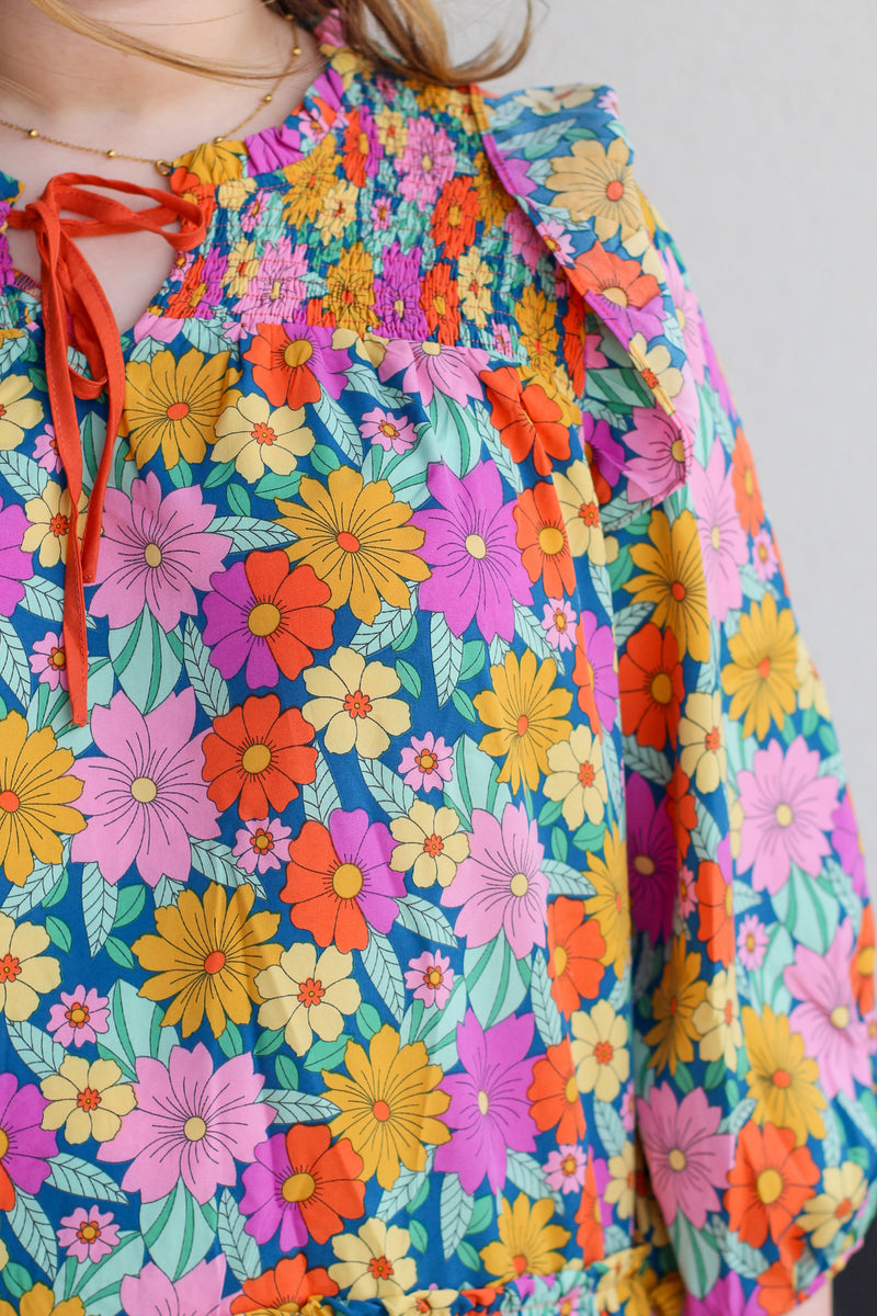Feeling Retro Long Sleeve Dress