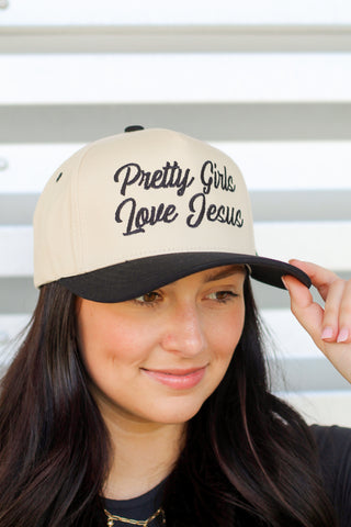 Pretty Girls Love Jesus Trucker Hat