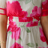 Spots of Flowers Maxi Dress