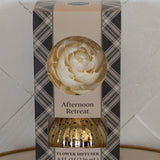 Afternoon Retreat Flower Diffuser-Gold Mercury Glass