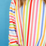Happiest Double Sided Mock Neck Sweatshirt