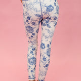 Little Girl Floral Athletic Leggings