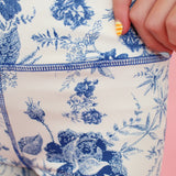 Little Girl Floral Athletic Leggings