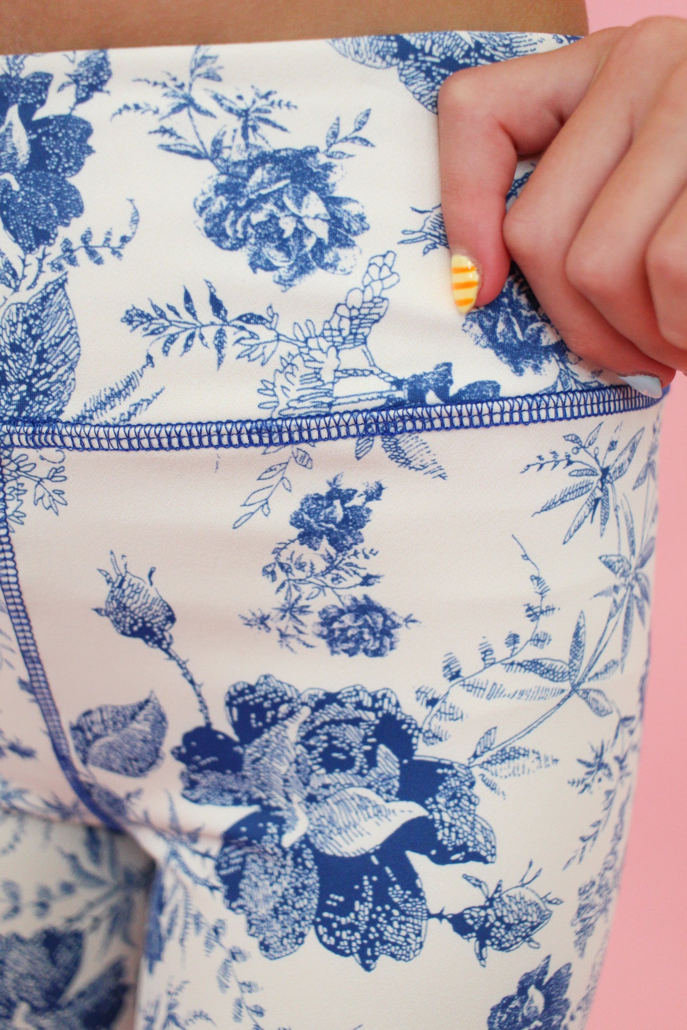 Little Girl Floral Athletic Leggings