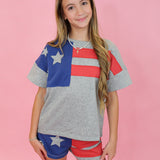 Mini Patchwork Flag Top