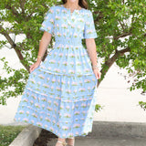 Hello Hydrangea Maxi Dress