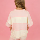 Tween Color Block Half Zip Top
