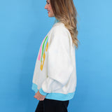 Lucky Stars Double Sided Mock Neck Sweatshirt