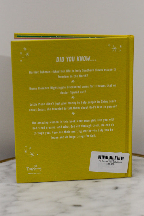 30 Stories For Girls Book