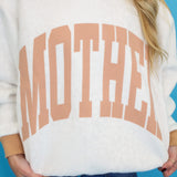 Mother Double Sided Mock Neck Sweatshirt