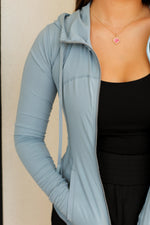 Yoga All Day Jacket-Pale Blue