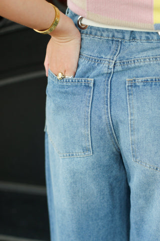 Denise Drawstring Jeans