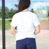 America Patchwork Print Tee