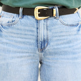 Square Buckle Belt