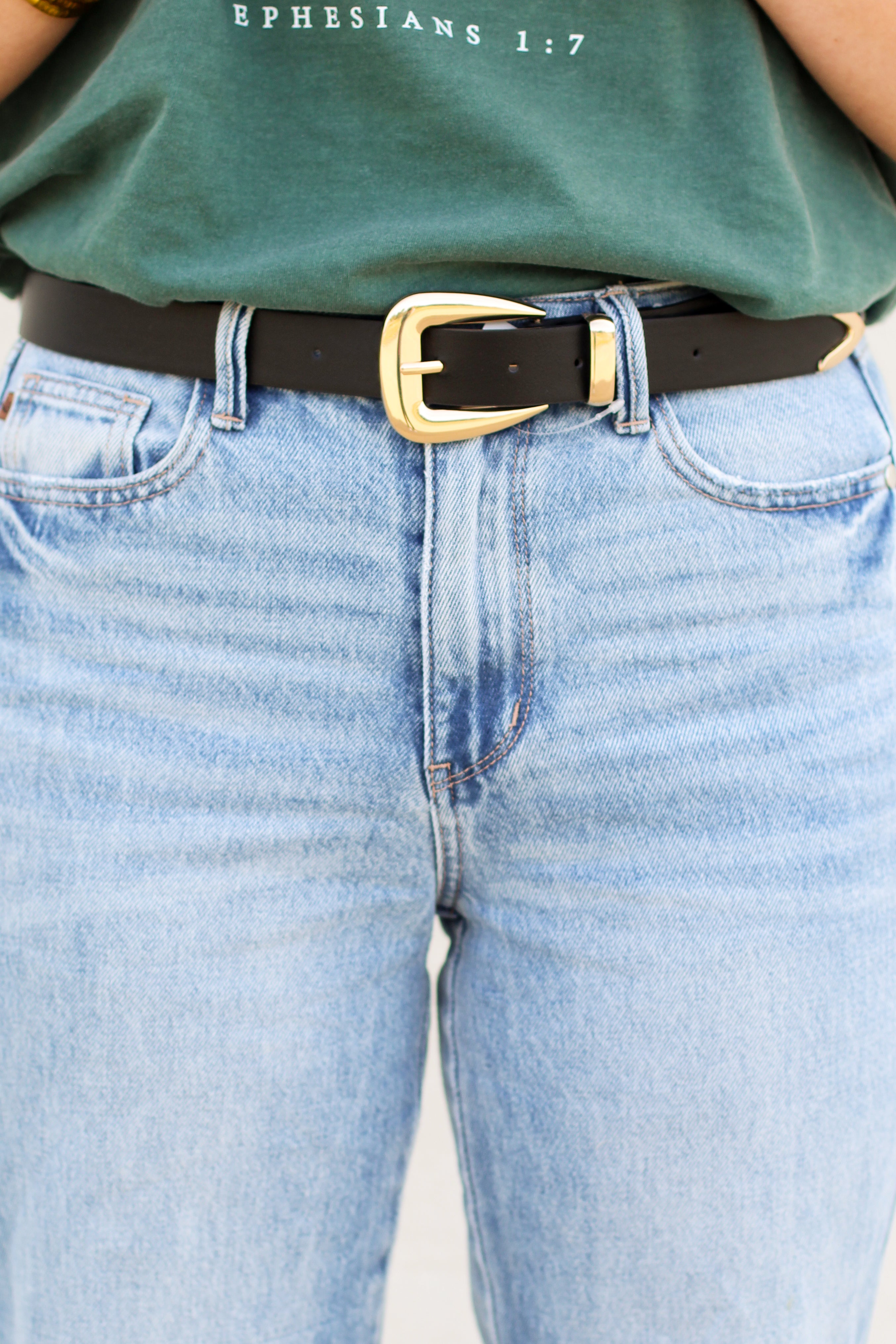 Square Buckle Belt