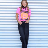 Jack O Lantern Stripe Tee