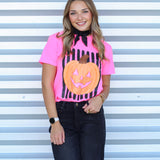 Jack O Lantern Stripe Tee