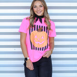 Jack O Lantern Stripe Tee